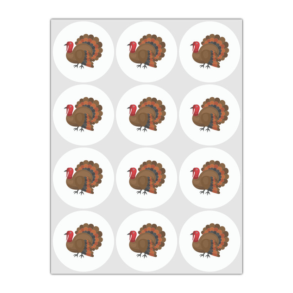 Traditional Thanksgiving Drink Topper - Small - Set of 12