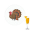 Traditional Thanksgiving Drink Topper - Small - Single with Drink