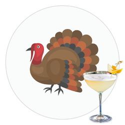 Traditional Thanksgiving Printed Drink Topper - 3.5"