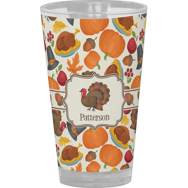 Custom Traditional Thanksgiving Pint Glass - Full Color (Personalized)