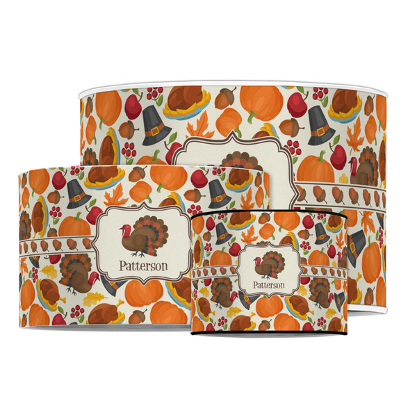 Traditional Thanksgiving Drum Lampshades - MAIN
