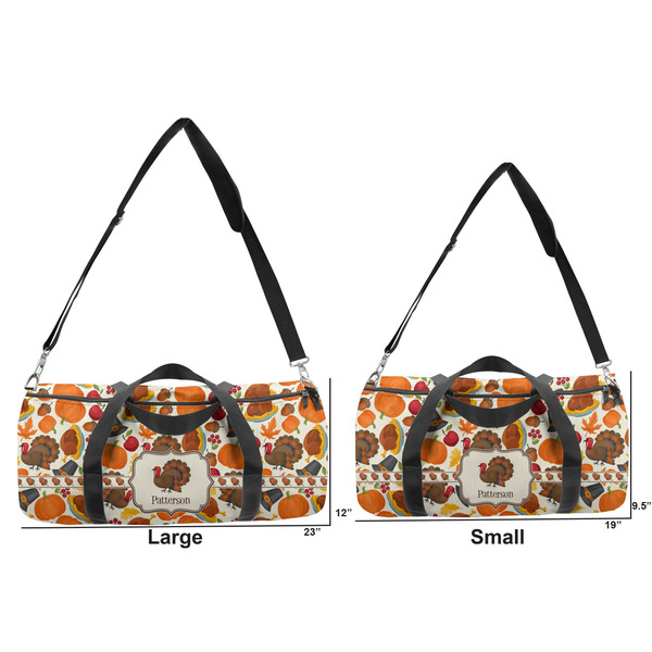 Traditional Thanksgiving Duffle Bag Small and Large