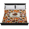 Traditional Thanksgiving Duvet Cover - King - On Bed - No Prop