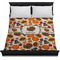 Traditional Thanksgiving Duvet Cover - Queen - On Bed - No Prop
