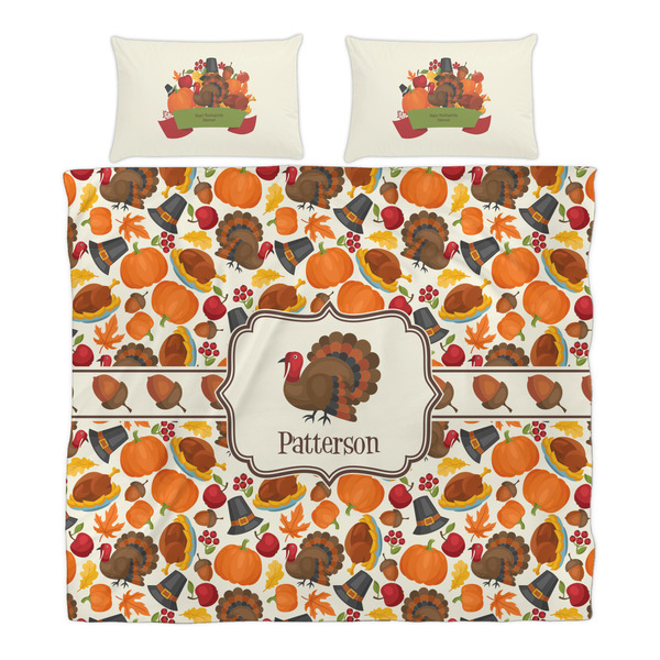 Traditional Thanksgiving Duvet Cover Set - King - Alt Approval