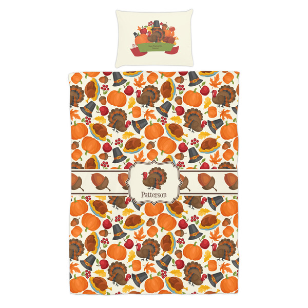 Traditional Thanksgiving Duvet Cover Set - Twin - Alt Approval