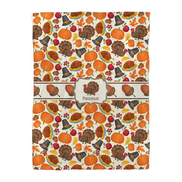 Traditional Thanksgiving Duvet Cover - Twin XL - Front