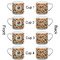Traditional Thanksgiving Espresso Cup - 6oz (Double Shot Set of 4) APPROVAL