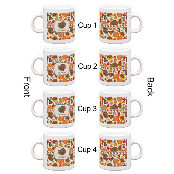 Traditional Thanksgiving Espresso Cup Set of 4 - Apvl