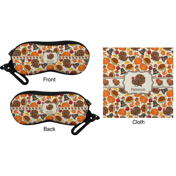 Traditional Thanksgiving Eyeglass Case & Cloth (Approval)