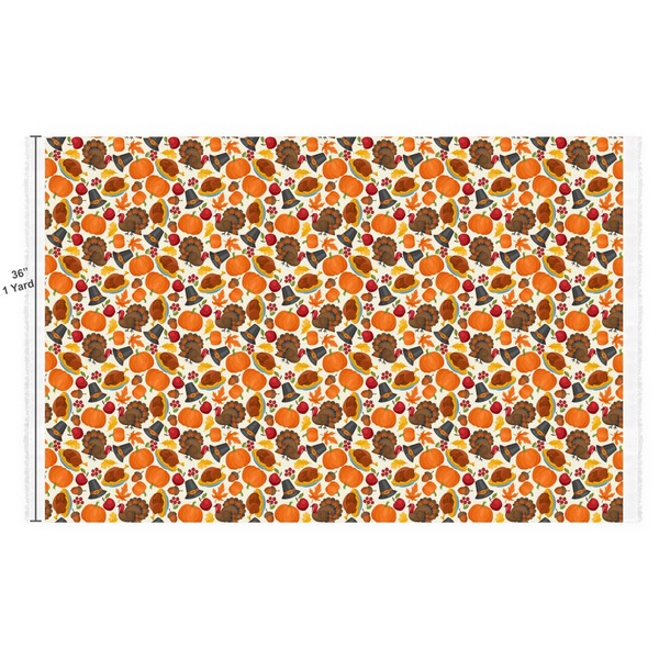 Traditional Thanksgiving Fabric Full Yard