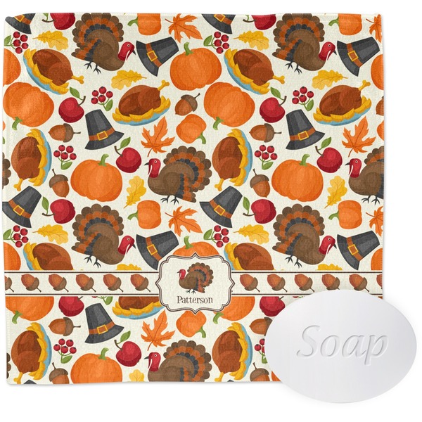 Custom Traditional Thanksgiving Washcloth (Personalized)