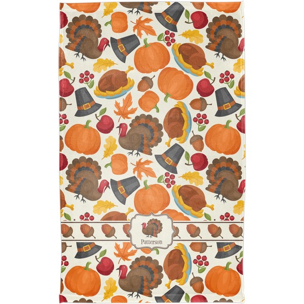 Traditional Thanksgiving Finger Tip Towel - Full View
