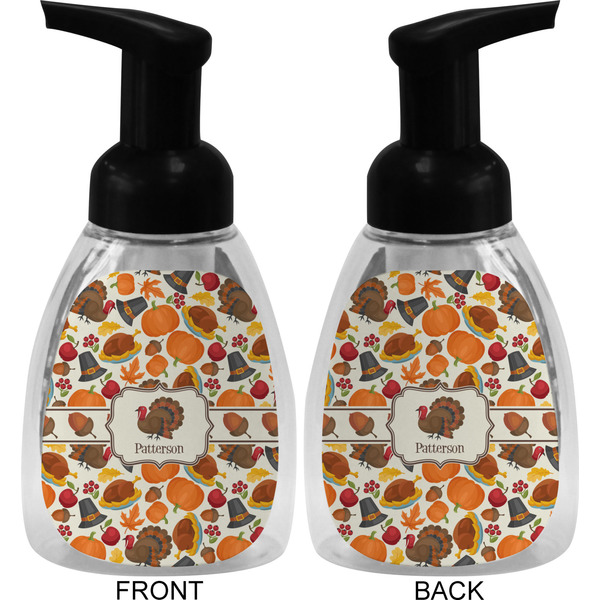 Traditional Thanksgiving Foam Soap Bottle (Front & Back)