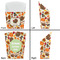 Traditional Thanksgiving French Fry Favor Box - Front & Back View