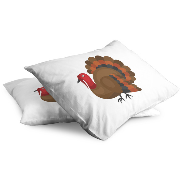 Traditional Thanksgiving Full Pillow Case - TWO (partial print)