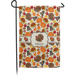 Traditional Thanksgiving Small Garden Flag - Single Sided w/ Name or Text