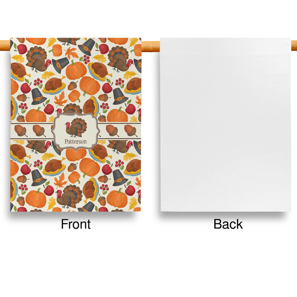 Traditional Thanksgiving Garden Flags - Large - Single Sided - APPROVAL