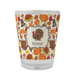 Traditional Thanksgiving Glass Shot Glass - 1.5 oz - Single (Personalized)