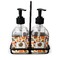 Traditional Thanksgiving Glass Soap Lotion Bottle
