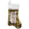 Traditional Thanksgiving Gold Sequin Stocking - Front