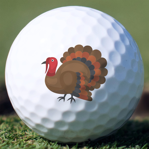 Custom Traditional Thanksgiving Golf Balls - Titleist Pro V1 - Set of 12