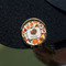 Traditional Thanksgiving Golf Ball Marker Hat Clip - Gold - On Hat