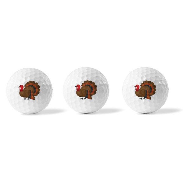 Traditional Thanksgiving Golf Balls - Generic - Set of 3 - APPROVAL