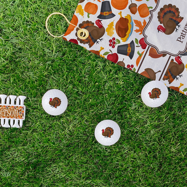 Traditional Thanksgiving Golf Balls - Generic - Set of 3 - LIFESTYLE