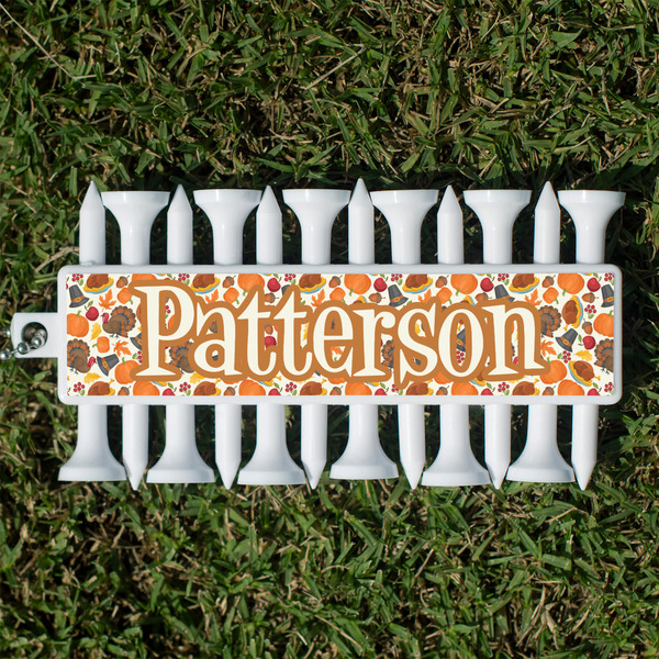 Custom Traditional Thanksgiving Golf Tees & Ball Markers Set (Personalized)