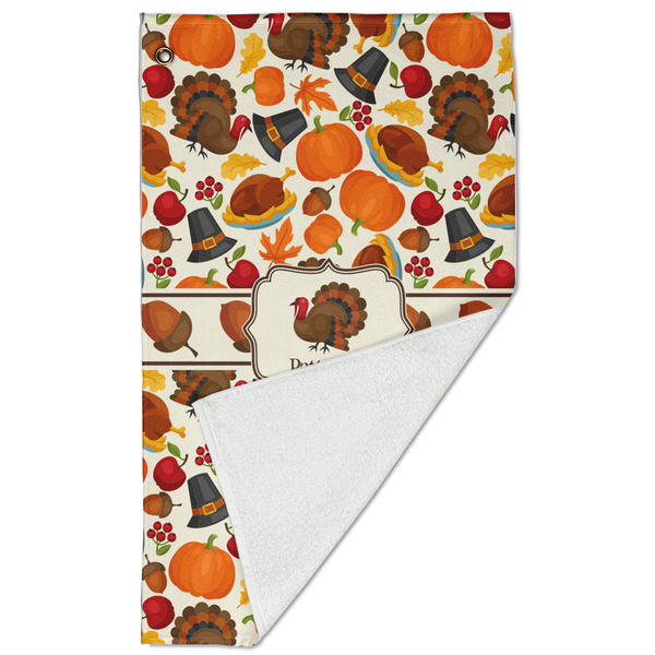 Traditional Thanksgiving Golf Towel - Folded (Large)