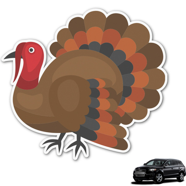 Custom Traditional Thanksgiving Graphic Car Decal