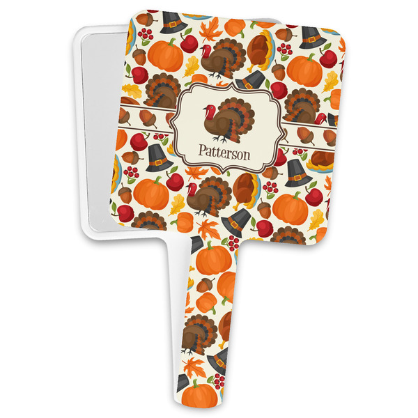Custom Traditional Thanksgiving Hand Mirror (Personalized)