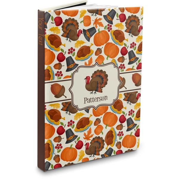 Custom Traditional Thanksgiving Hardbound Journal (Personalized)