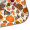 Traditional Thanksgiving Hooded Baby Towel- Detail Corner