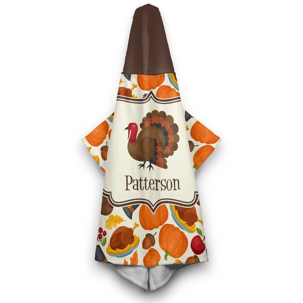 Traditional Thanksgiving Hooded Towel - Hanging