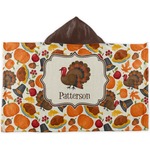 Traditional Thanksgiving Kids Hooded Towel (Personalized)