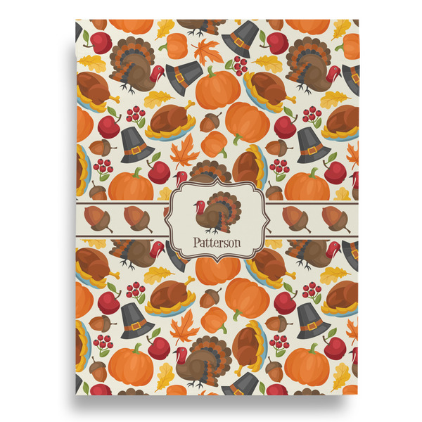 Traditional Thanksgiving House Flags - Single Sided - FRONT