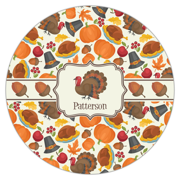 Traditional Thanksgiving Icing Circle - Large - Single