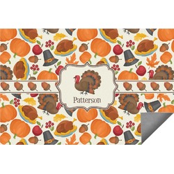 Traditional Thanksgiving Indoor / Outdoor Rug (Personalized)