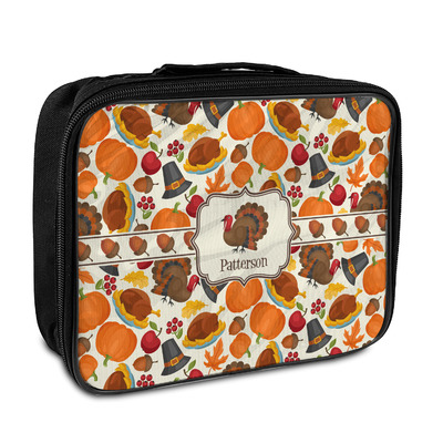Custom Traditional Thanksgiving Insulated Lunch Bag (Personalized)