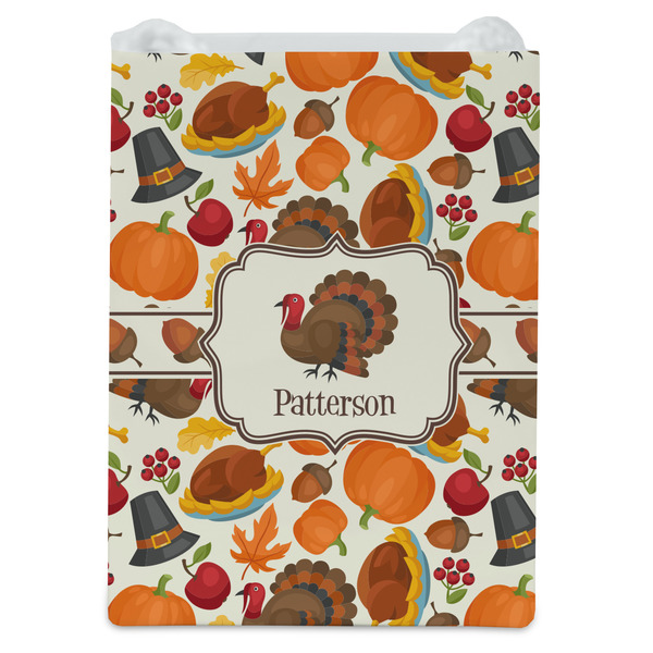 Traditional Thanksgiving Jewelry Gift Bag - Matte - Front