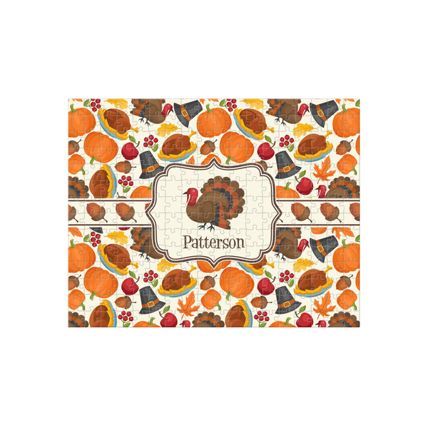 Custom Traditional Thanksgiving 252 pc Jigsaw Puzzle (Personalized)