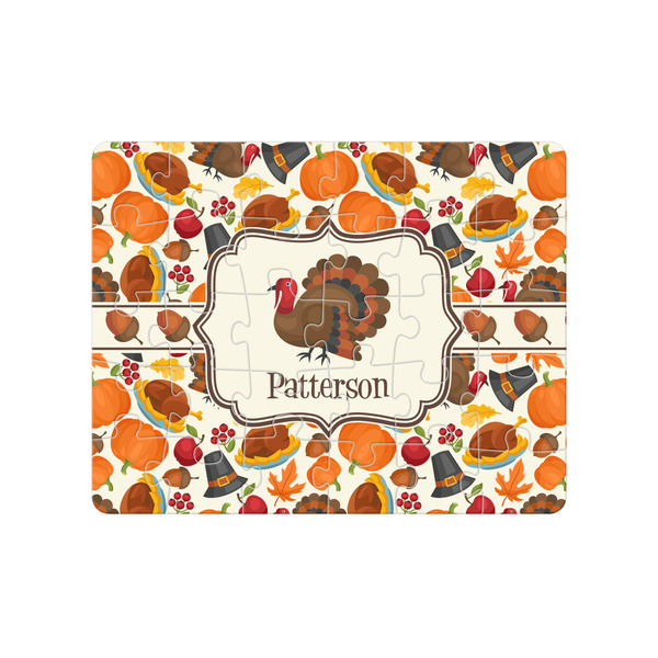 Custom Traditional Thanksgiving Jigsaw Puzzles (Personalized)