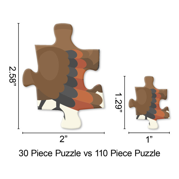 Traditional Thanksgiving Jigsaw Puzzle - Piece Comparison