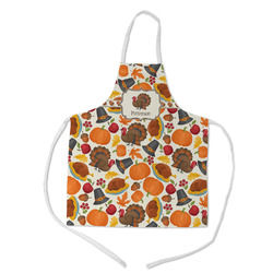 Traditional Thanksgiving Kid's Apron - Medium (Personalized)