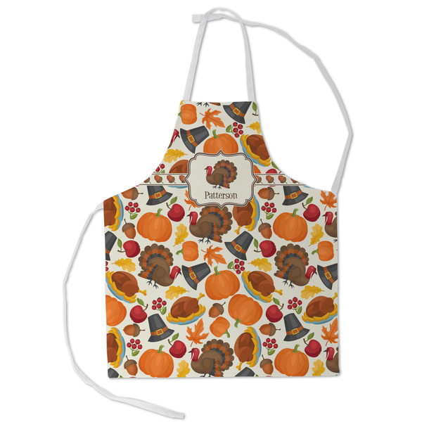 Custom Traditional Thanksgiving Kid's Apron - Small (Personalized)