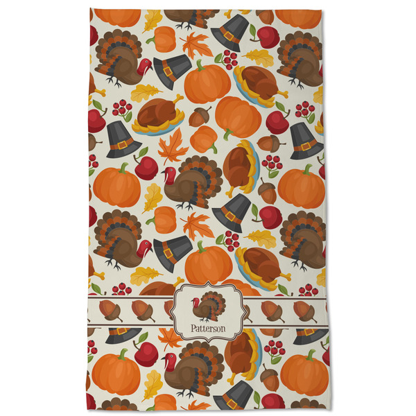 Traditional Thanksgiving Kitchen Towel - Poly Cotton - Full Front