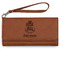 Traditional Thanksgiving Ladies Wallet - Leather - Rawhide - Front View