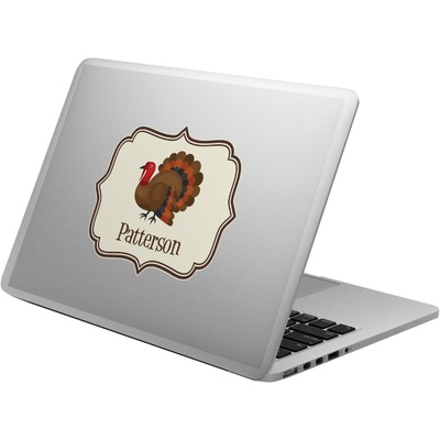 Traditional Thanksgiving Laptop Decal (Personalized)